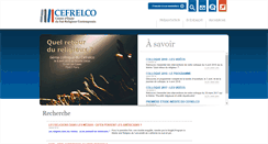 Desktop Screenshot of cefrelco.com